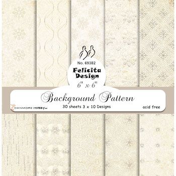 Felicita Design Background pattern 3x10 ark 15x15cm 200g